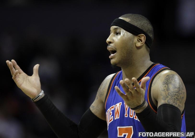 New York Knicks pierde cu Charlotte Bobcats şi ajunge la şase eşecuri consecutive