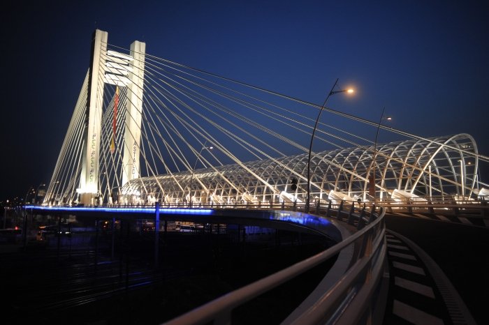 Pasajul Basarab a fost inaugurat: Este cel mai lat şi mai lung pod din Europa
