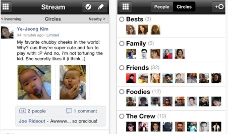 Google+ are aplicaţie oficială pentru iPhone