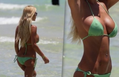 Plajele din Miami, invadate de celebrităţi în bikini