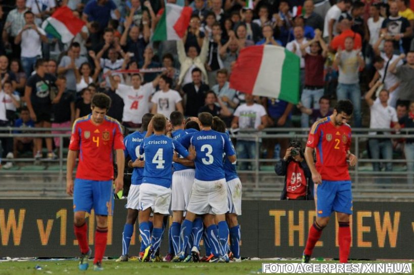 Italia a învins campioana mondială la Bari. Brazilia, primul eşec după 18 ani în faţa Germaniei