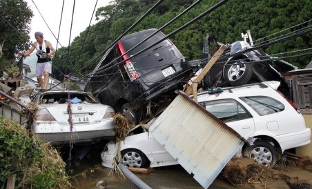 Bilanţul taifunului Talas a depăşi 100 de morţi şi răniţi: Este cea mai gravă catastrofă de acest tip din ultimii peste 30 ani