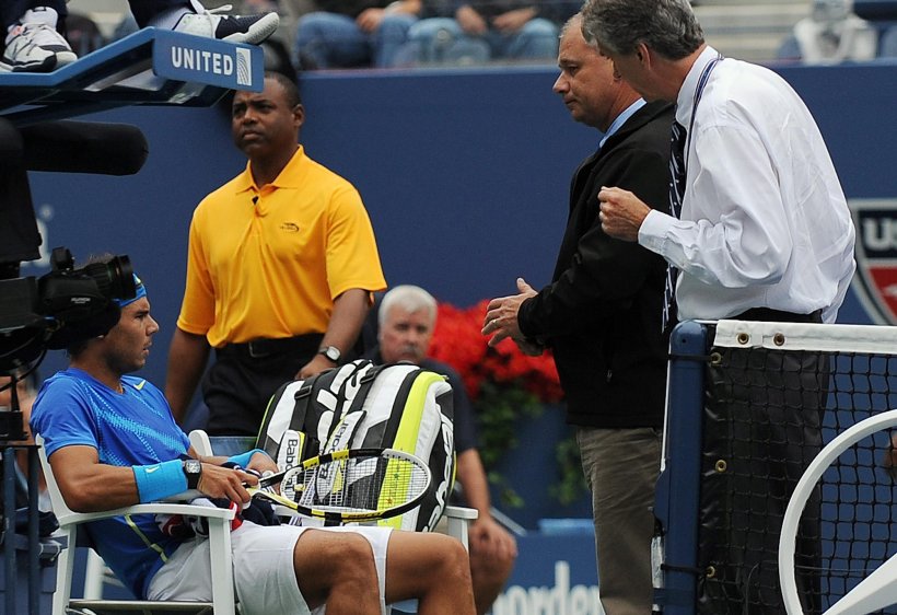 US Open: Nadal şi Murray au protestat, după ce au fost forţaţi să joace în timp ce ploua