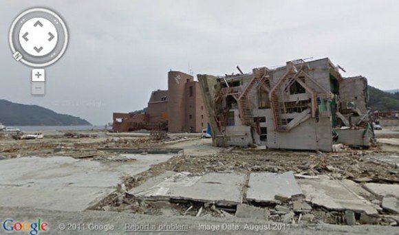 Zonele devastate de tsunami din Japonia, pe Google Street View