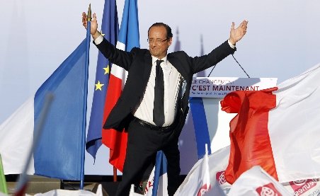 Rezultate finale: Francois Hollande, preşedintele ales al Franţei, a obţinut 51,62% din voturi