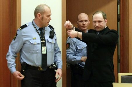 Breivik: Nu voi face apel dacă sunt declarat responsabil penal