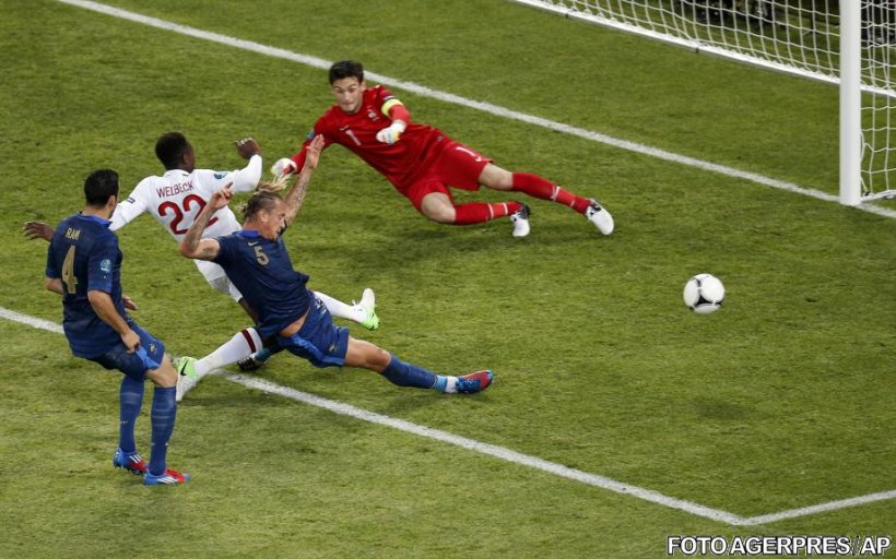 Franţa şi Anglia au remizat, scor 1-1, în primul lor meci de la EURO 2012