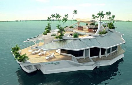 Yachturile nu mai sunt la modă. Insula plutitoare este noua ispită a miliardarilor