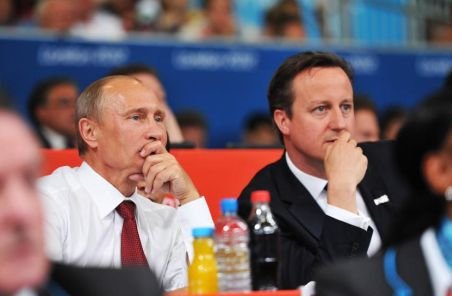 Vladimir Putin, însoţit de Cameron în tribună la competiţia de judo de la JO 2012
