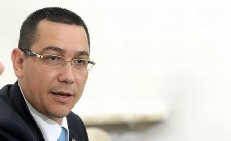 Ponta: Datoria Cabinetului este să guverneze. Voi ignora atacurile politice la adresa noastră