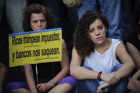 Madrid. Câteva mii de persoane au protestat împotriva politicii de austeritate a Guvernului