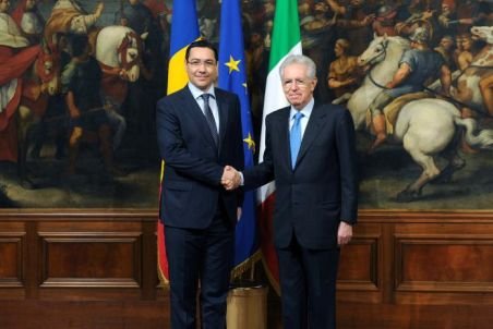 Italia anunţă că doreşte un calendar clar pe tema aderării României la Schengen, după întâlnirea Ponta-Monti