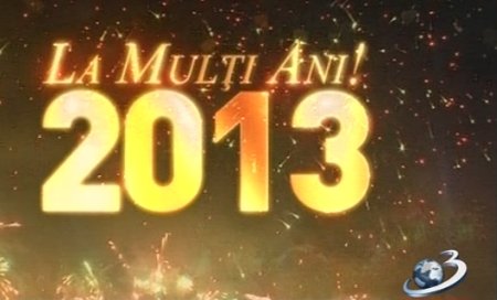 La mulți ani, 2013! Românii au pășit în Anul Nou alături de Antena 3