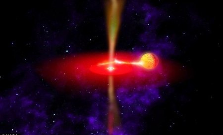 O super-Jupiter, înghiţită de o gaură neagră, descoperită de savanţii elveţieni