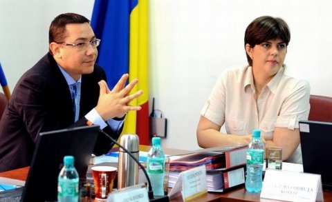 Ministrul interimar al Justiţiei, Victor Ponta, participă la şedinţa CSM