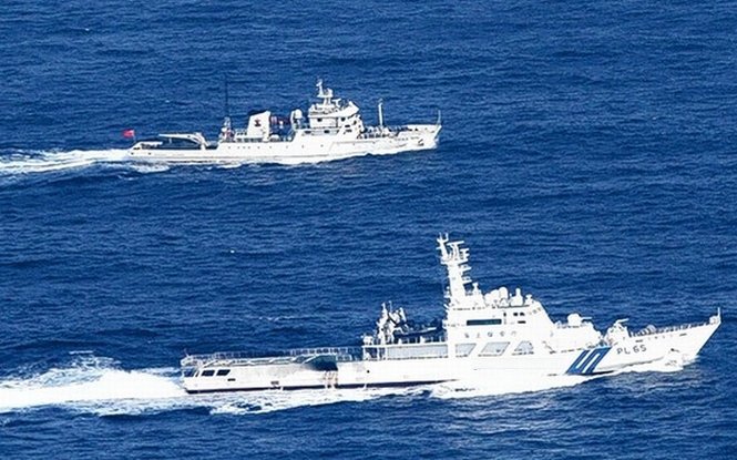 Flotila chineză care a pătruns ieri în Japonia a părăsit apele teritoriale ale Insulelor Senkaku