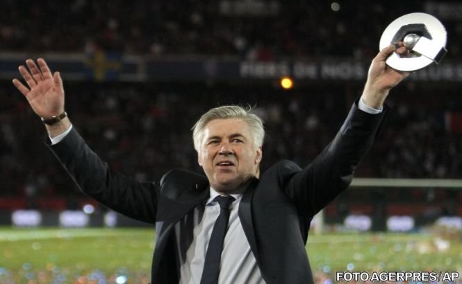 Real Madrid a anunţat oficial că noul antrenor al echipei este Carlo Ancelotti