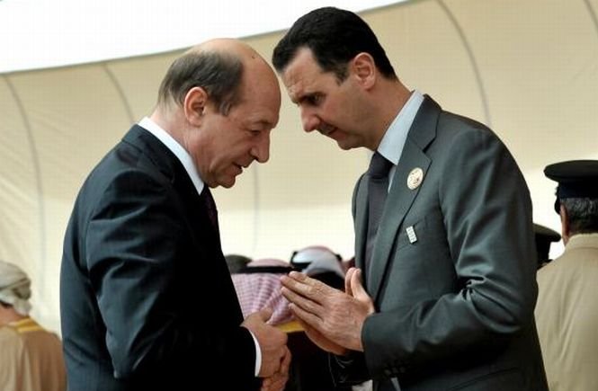 Băsescu, între SUA şi prietenia lui cu dictatorul sirian Bashar al-Assad