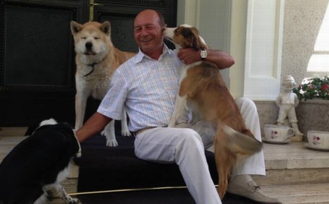 Băsescu a publicat fotografii cu câinii adoptaţi de el de pe stradă: &quot;Dacă îi iubeşti cu adevărat, îi iei acasă&quot;