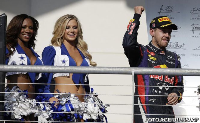 Sebastian Vettel a câştigat Marele Premiu al SUA şi a stabilit un nou record în Formula 1