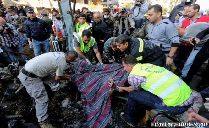 Cel puţin zece morţi într-un atentat comis în faţa Ambasadei Iranului la Beirut