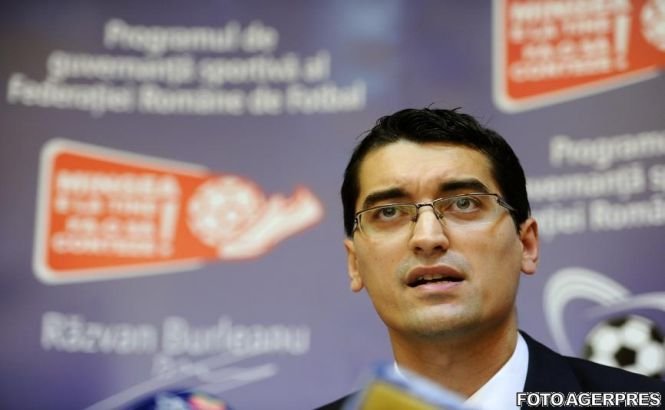 Răzvan Burleanu şi-a lansat oficial candidatura la preşedinţia Federaţiei Române de Fotbal 