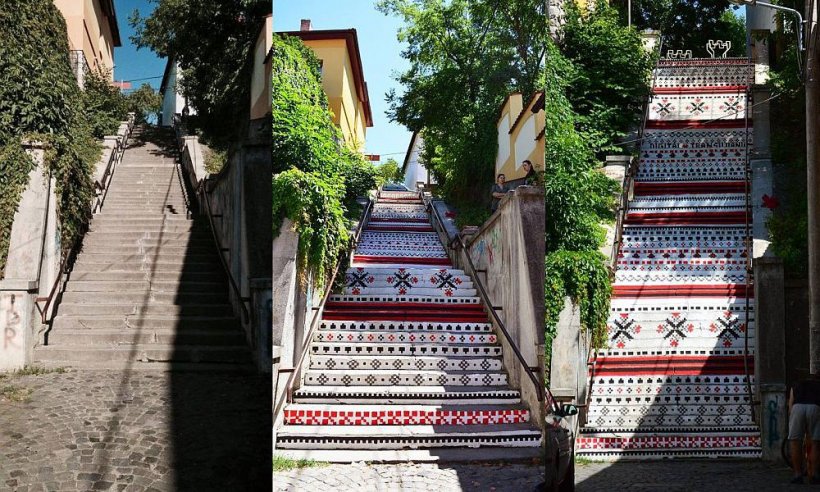 Cea mai frumoasă scară din lume se află în România. Construcţia a fost votată de străini. Iată în ce oraş se află