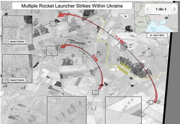 IMAGINILE care demonstrează că Rusia efectuează tiruri de artilerie asupra Ucrainei