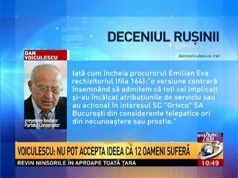 Dan Voiculescu: I cannot accept the idea that 12 people are suffering because of my fight against Băsescu 114