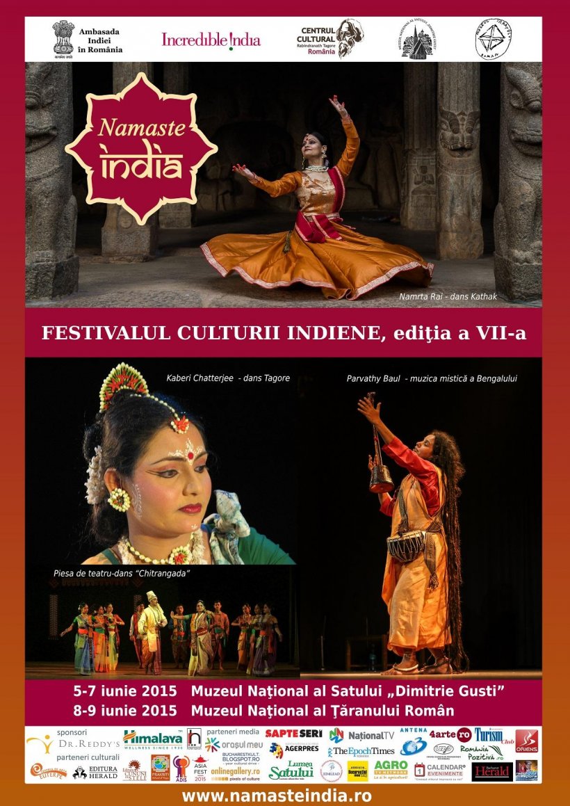 Namaste India, Festivalul culturii indiene în România, la Muzeul Naţional al Satului „Dimitrie Gusti”