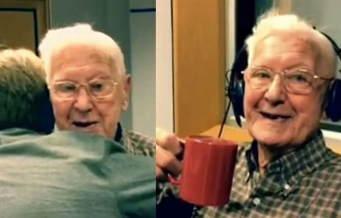 Un bâtrân de 95 de ani a sunat la radio şi a spus că se simte singur. Ce a urmat este emoţionant