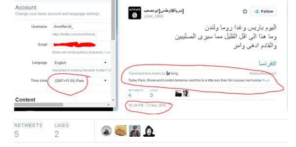 Statul Islamic a anunţat atacurile de la Paris pe Twitter. &quot;Urmează Londra, Roma şi Washington&quot;
