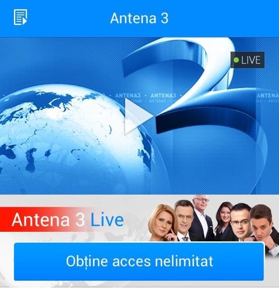 Update Acces Gratuit La Antena 3 Live Pe Internet Află Toate