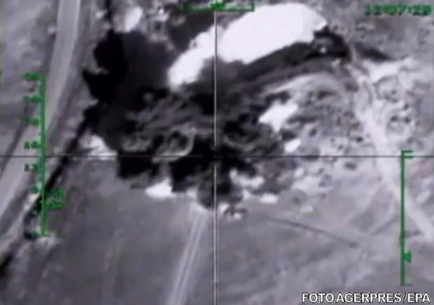 Tir de bombe în Siria. Armata rusă a atacat poziţii ale Statului Islamic