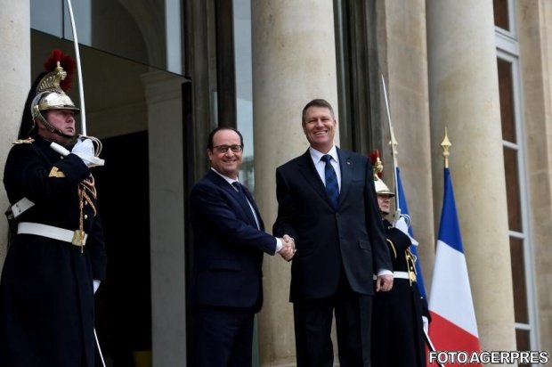 Președintele Franței, Francois Hollande, în vizită de stat în România