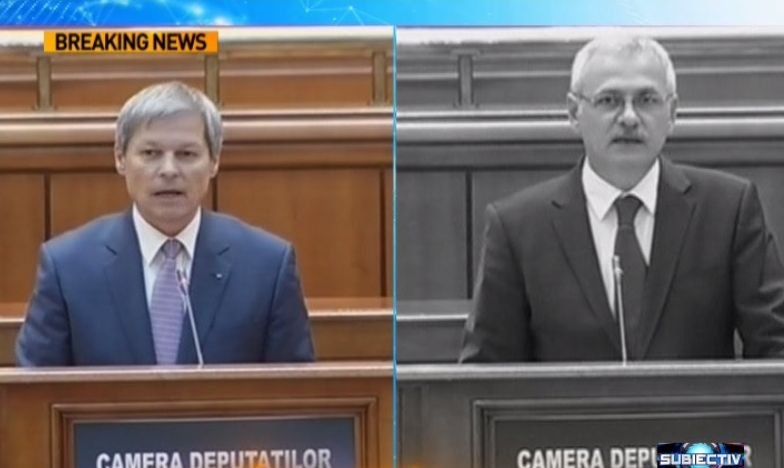 Schimb de replici acide între Dacian Cioloș și Liviu Dragnea, în Parlament