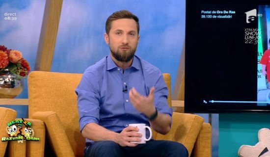Danil Oțil a fost lăsat singur la matinalul de la Antena 1