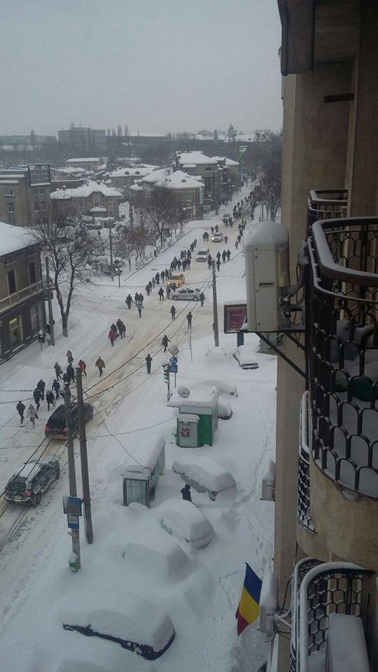 București, primul oraş înzăpezit al ţării. Cât a măsurat cel mai înalt strat de zăpadă