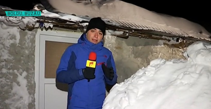 Imagini din satul îngropat sub trei metri de zăpadă