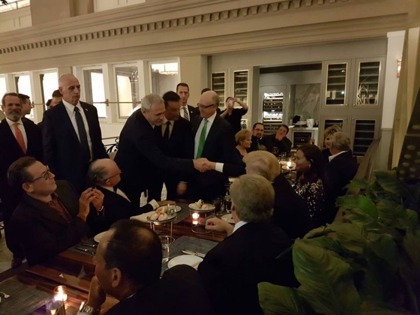 Premierul Grindeanu și șeful PSD Liviu Dragnea s-au întâlnit cu Donald Trump - GALERIE FOTO