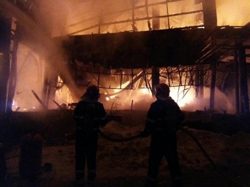 Noi imagini șocante din timpul incendiului din Bamboo - VIDEO 