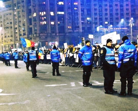 Apelul Jandarmeriei Române, în timpul protestelor de la Piața Victoriei