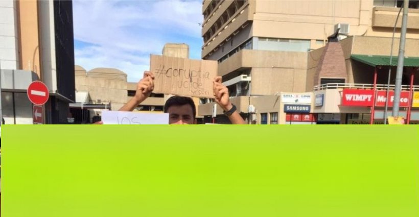 Protest inedit față de Ordonanţa 13, în Namibia - FOTO