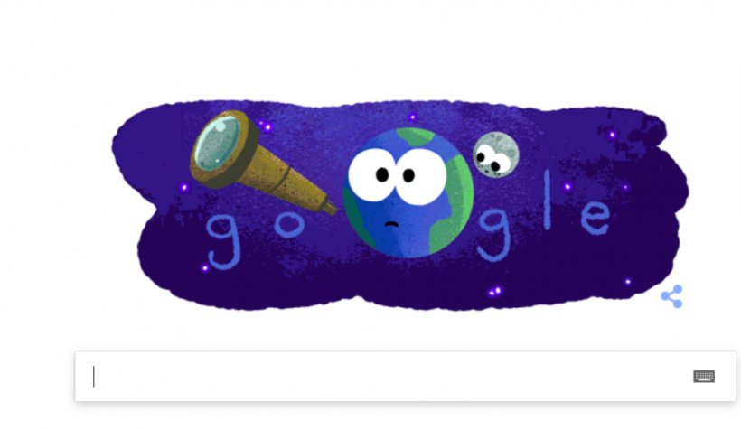  Exoplanet discovery. Google celebrates the recent exoplanet discovery with a Google Doodle