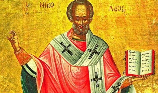Cum arată icoana unică în care Sfântul Nicolae îl pălmuieşte pe cel aflat lângă el - FOTO