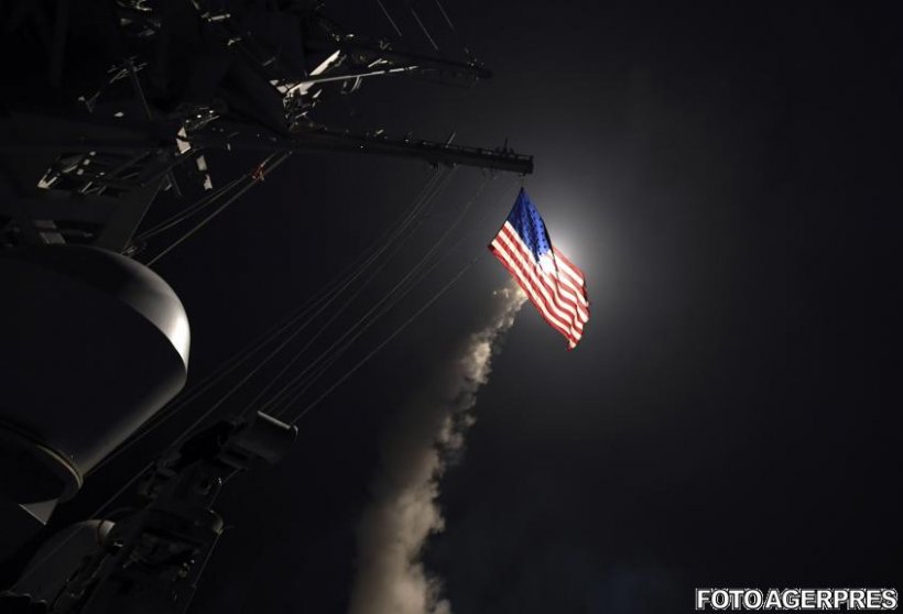 Statele Unite au atacat Siria, ca răspuns la atacul chimic din nord vestul țării. 59 de rachete au fost lansate asupra unei baze aeriene siriene