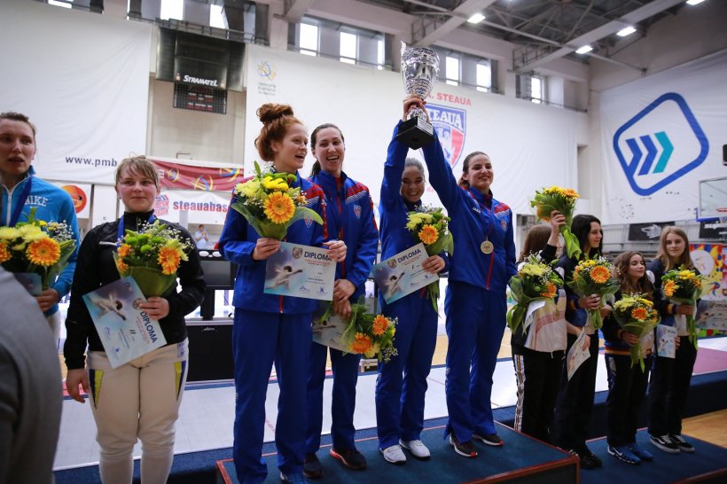 CSA Steaua Bucureşti a câştigat Cupa Europei la floretă feminin