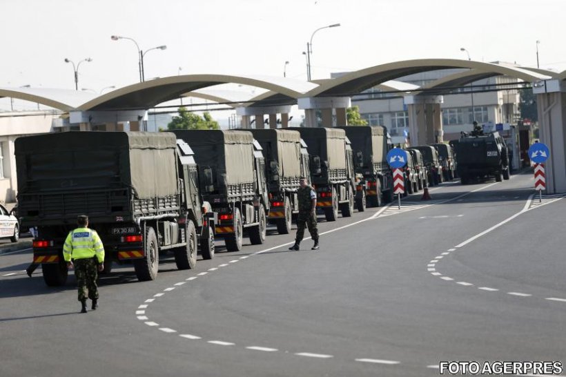 La ordinea zilei: Convoi NATO blocat patru ore pe Valea Oltului