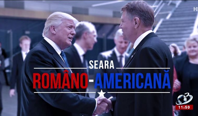 Seară americană la Antena 3. Maraton de ediţii speciale cu ocazia întâlnirii dintre Klaus Iohannis și Donald Trump