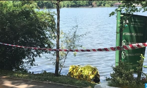 Bărbat înecat în lacul Herăstrău. Trupul bărbatului plutea aproape de mal